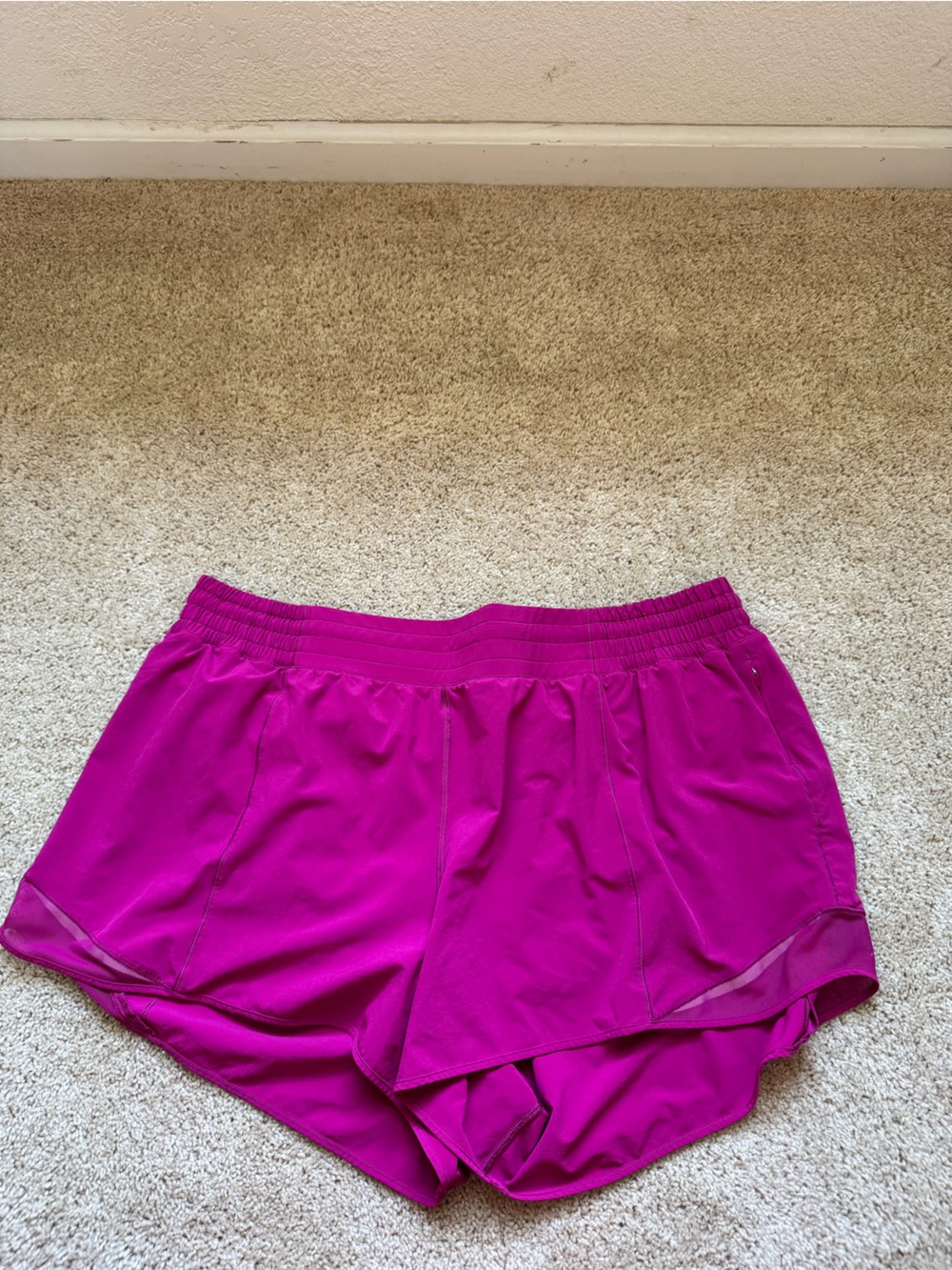 lululemon athletica Women's Athletic Shorts in Bright Magenta